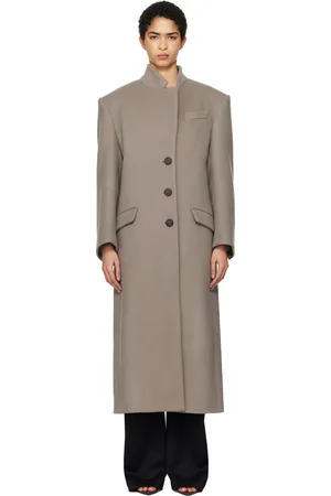 The Attico Gray Long Coat
