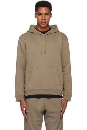 SKIMS Taupe Fleece Lounge Classic Hoodie