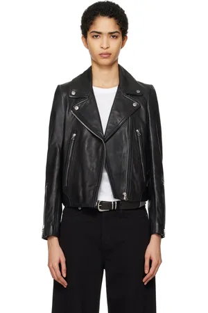 RAG&BONE Black Mack Leather Moto Jacket