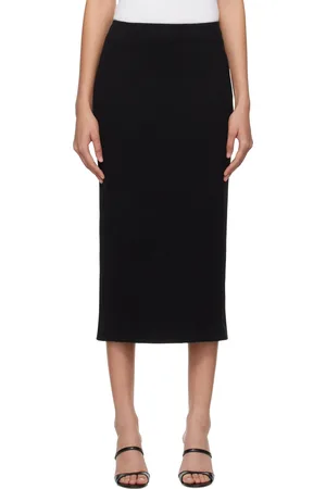 High Black Petra Midi Skirt