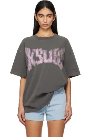 KSUBI Gray World Tour Boyfriend T-shirt