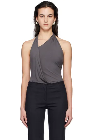 Paloma Wool Gray Livia Bodysuit