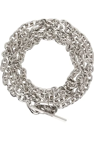 Paco rabanne Silver Double XL Link Pendant Necklace