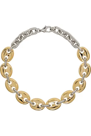Paco rabanne Gold & Silver Eight Chunky Necklace