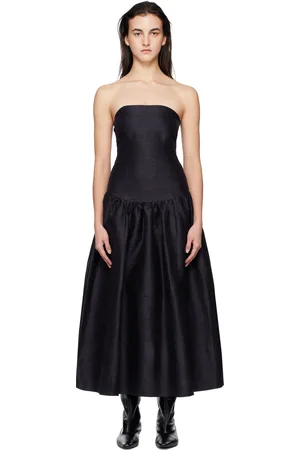 Paloma Wool Navy Wilmer Maxi Dress