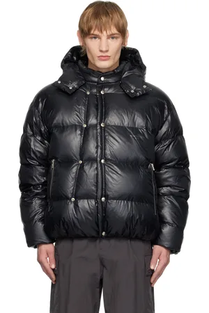 WOOYOUNGMI Black Hood Goose Down Jacket