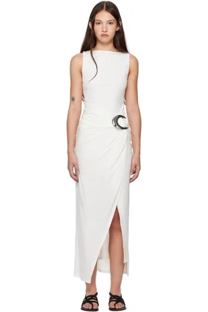 Staud White Talia Maxi Dress