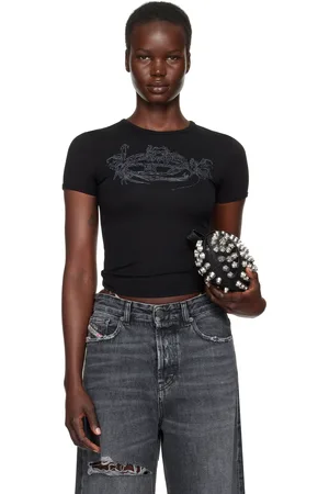 Diesel Black T-Uncuties-P3 T-shirt