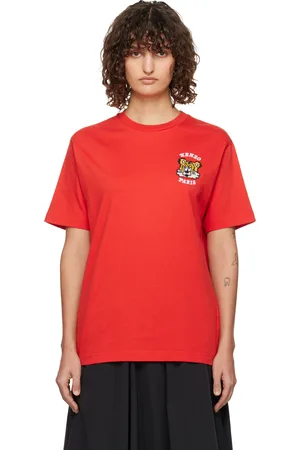 Kenzo Red Paris VERDY Edition Embroidered T-shirt