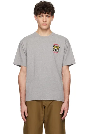 Kenzo Gray Paris VERDY Edition Embroidered T-Shirt