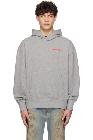 Kenzo Gray Paris VERDY Edition Oversized Hoodie