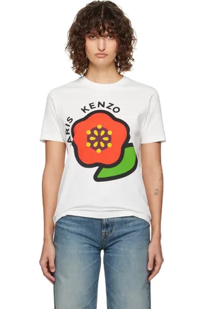Kenzo White Paris Pop Loose T-shirt