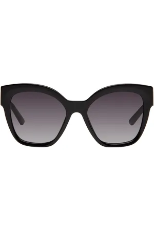 Prada Black Oversized Square Cat Eye Sunglasses