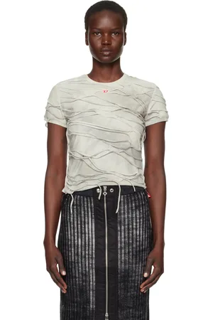 Diesel Black T-Uncutie-Long-P1 T-Shirt