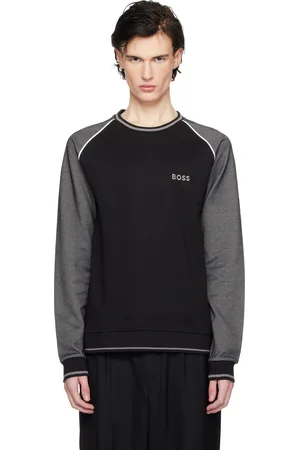 HUGO BOSS Black Raglan Sleeve Sweatshirt