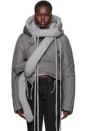 OTTOLINGER Gray Deconstructed Puffer Jacket