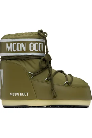 Moon Boot Khaki Icon Low Nylon Boots