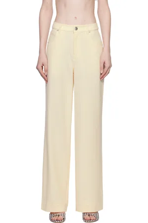 Staud Off-White Grayson Trousers