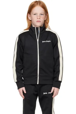 Palm Angels Kids Black Classic Logo Track Jacket