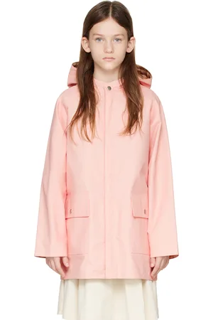 Burberry Kids Pink Check Cotton Reversible Jacket
