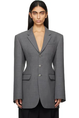 WARDROBE.NYC Gray Longline Blazer