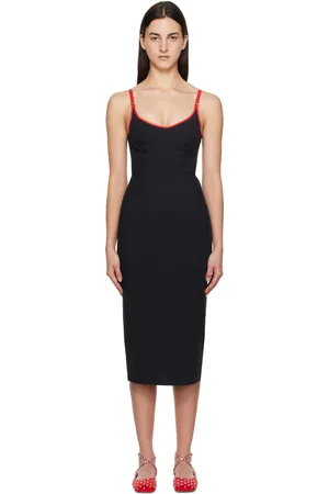 Paris Georgia Black & Red Parker Midi Dress