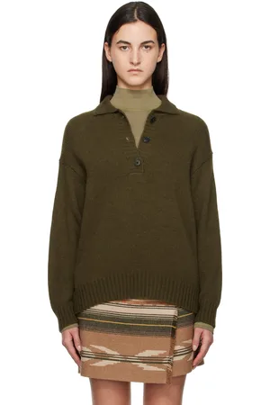 Max Mara Khaki Sabato Polo