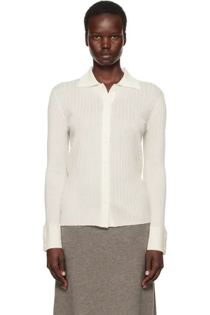 Lisa Yang Off-White Aria Cardigan