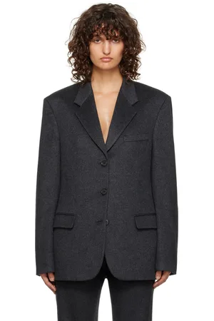 The Row Gray Lasonne Blazer