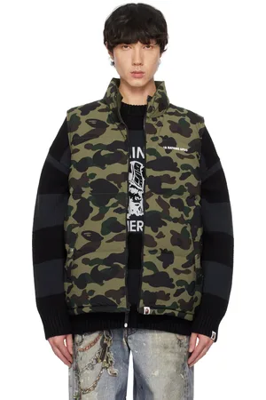 BAPE Khaki 1st Camo Reversible Down Vest
