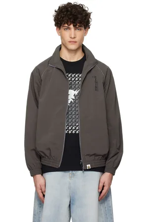 BAPE Gray Tiger & Dragon Track Jacket
