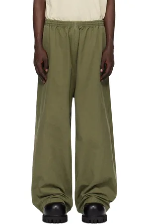 Balenciaga Khaki Baggy Sweatpants