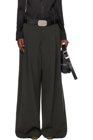 LU’U DAN Khaki Jumbo Wide Leg Trousers