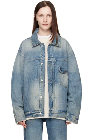AYA MUSE Blue Oversized Denim Jacket