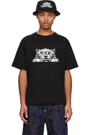 Kenzo Paris Happy Tiger Embroidered T-shirt