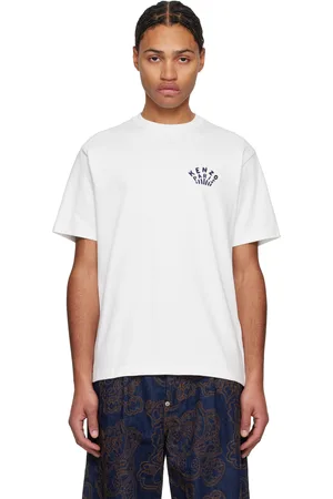 Kenzo White Paris Dragonfly Embroidered Classic T-shirt