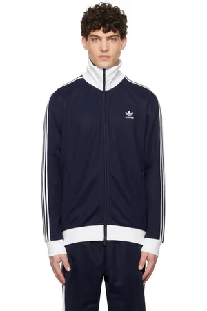 adidas Navy Adicolor Classics Beckenbauer Track Jacket