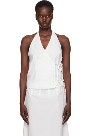 Deiji Studios Drawcord Halter Top
