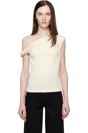 RAG&BONE Off-White Lou Off Shoulder Blouse