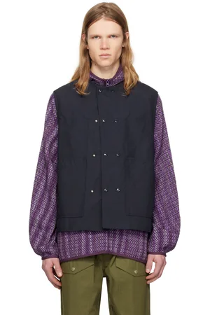 Pilgrim Navy Finster Utility Reversible Vest