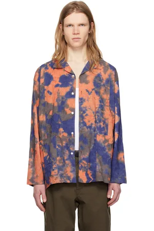 Pilgrim Blue & Orange Stereo Tie Dye Shirt