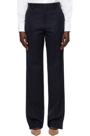 HOMMEGIRLS Wool Straight Leg Trousers
