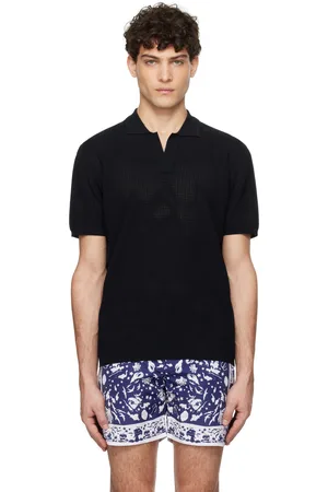 Orlebar Brown Navy Roddy Polo