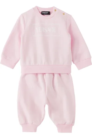 VERSACE Baby Pink Logo Sweatsuit