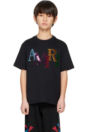 AMIRI Kids Staggered Sequin T-shirt