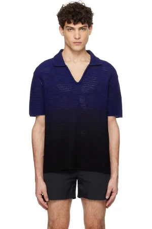 Orlebar Brown Navy Batten Polo