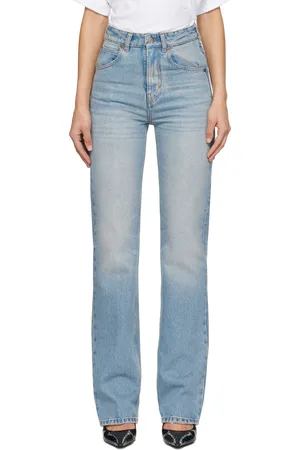 Victoria Beckham Blue Julia High Waisted Jeans