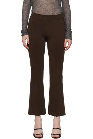 High Brown NSFW Kick Trousers