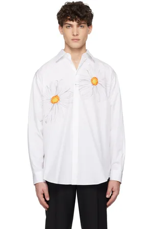 Moschino White Daisy Print Shirt