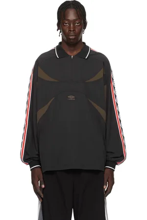 Umbro Black Taped Polo